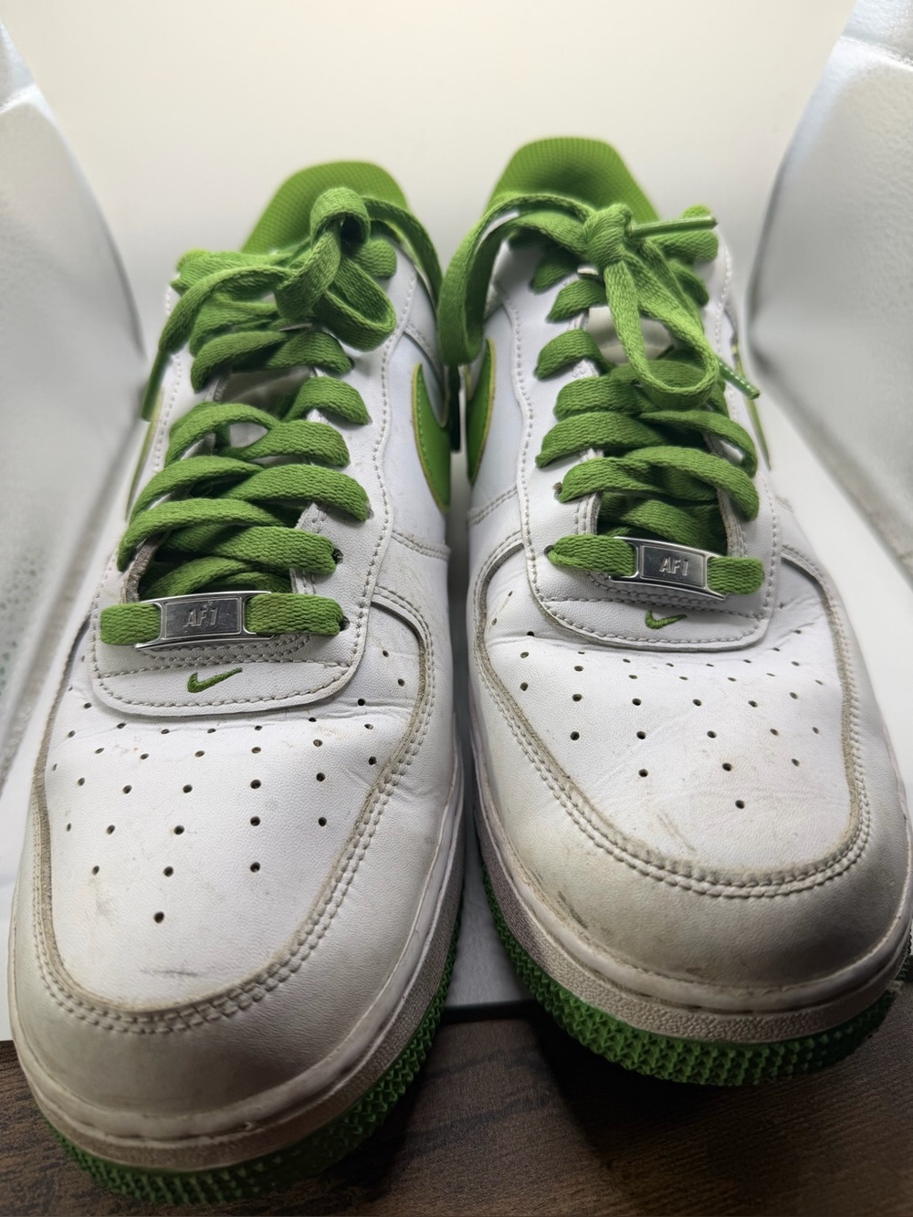 AIR FORCE 1 LOW '07 "WHITE CHLOROPHYLL". Men’s size 10